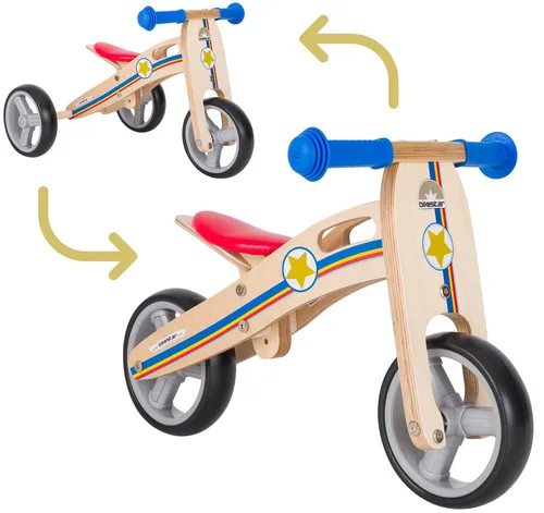 BIKESTAR Mini Kinder Laufrad Holz von BIKESTAR