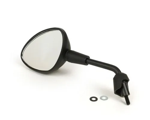 Spiegel Shorty links schwarz matt rund MOTO NOSTRA für VESPA GTS Primavera