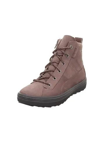 Legero Damen MIRA Gore-Tex Stiefelette - leicht gefüttert in DARK CLAY (ROT) - Wanderschuhe mit wasserdichter GORE-TEX Membran, austauschbarer Innensohle und praktischem Innenzipp für schnellen Einstieg - ideal für Komfort und Funktionalität.