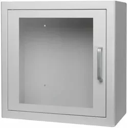 ARKY Defibrillator Innenschrank - Alarmfunktion inklusive - Erste Hilfe - Sicherer Aufbewahrungsschrank für Defibrillatoren mit Alarm, ideal für öffentliche Plätze und Unternehmen.