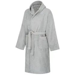 Clinotest Kinderbademantel aus Frottee – Weicher Bademantel mit Kapuze aus 100% Baumwolle, Kapuze, Bindegürtel, saugfähig und flauschig, ideal für Jungen und Mädchen rosa 116