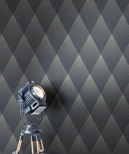 Newroom Vliestapete, Schwarz Tapete Leicht Glänzend Modern in schwarz von Newroom