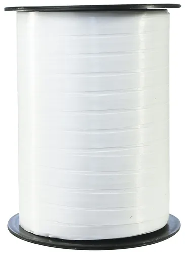 Clairefontaine Geschenkband auf Spule (B)7 mm x (L)500 m glänzend weiß