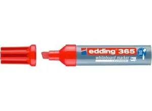 Edding 365 Whiteboardmarker Rot, 10 Stück - Praktische Whiteboardmarker mit Keilspitze für vielseitige Strichstärken von 2-7 mm. Trocken abwischbar und nachfüllbar – ideal für den täglichen Einsatz im Büro oder Zuhause.