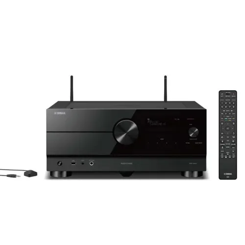 Yamaha RX-A4A AVENTAGE 7.1-Kanal AV-Receiver - Hifi-Receiver mit 8K-Unterstützung, Dolby Atmos und DTS:X für ein beeindruckendes Klangerlebnis. Inklusive WLAN, Bluetooth und Sprachsteuerung für einfache Bedienung.