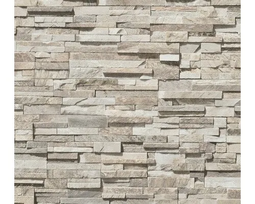 Livingwalls Travel Styles Vliestapete - Natursteinoptik in Beige und Braun - Tapeten: Skandinavische Vliestapete mit hoher Reißfestigkeit, die nordisches Flair in jeden Raum bringt und durch Beigetöne Größe und Helligkeit erzeugt.