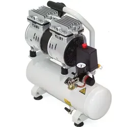 Leiser Druckluft Kompressor 40362 - ölfrei und leistungsstark - Kompressoren - Dieser flüsterleise 750W Luftkompressor bietet eine geräuscharme Arbeitsweise, ideal für empfindliche Umgebungen.