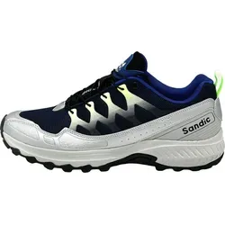 Nowaland Damen Herren Wanderschuhe - Bequeme Trail Running Trekkingschuhe in Grau/Navy/Hellgrün, Größe 44 - Robuste Wanderschuhe für Outdoor-Aktivitäten, mit schnellem Verschluss für optimalen Sitz und Komfort. Ideal für Trail Running und Trekking im Freien.