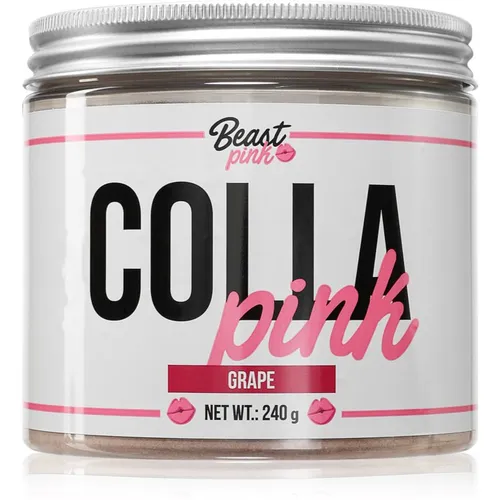 BeastPink Colla Pink Pulver zur Herstellung von Getränken mit Kollagen Geschmack Grape 240 g