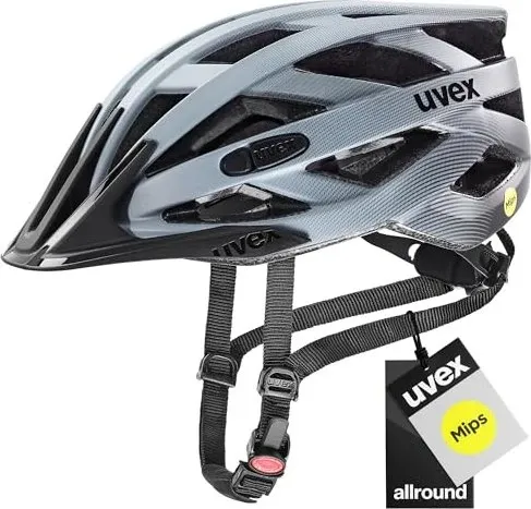 Uvex i-vo cc MIPS Fahrradhelm - dove matt 52-57cm - Fahrradhelm mit MIPS-Technologie für zusätzlichen Schutz und optimalen Komfort beim Radfahren