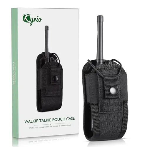 Kyrio Molle Radiohalter Tactical Walkie Talkie Pouch Case für Duty Belt GPS Radio Holster Bag Hunting Intercom Bag Interphone Pouch