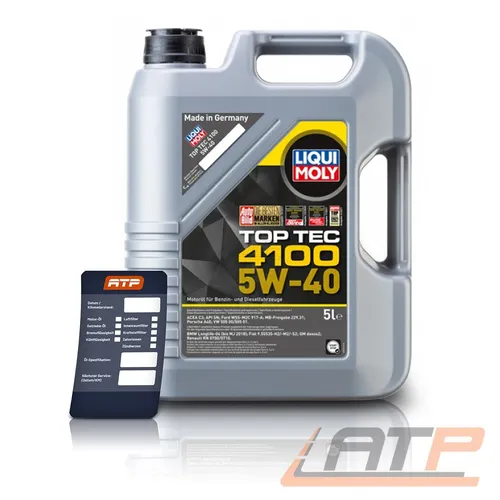 LIQUI MOLY TOP TEC 4100 5W-40 Motoröl 5L