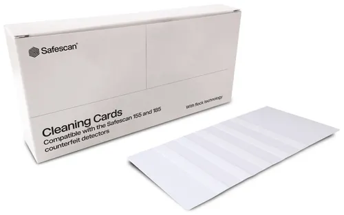 Produktbild Safescan Reinigungskarten für Geldschein-Prüfgeräte 10