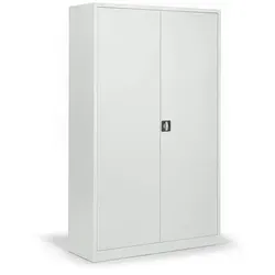 Materialschrank 1200mm lgr/lgr - Robuster Aktenschrank - Stabiler Universalschrank für den professionellen Einsatz. Robuste Bauweise mit versenktem Schalengriff und sicherem BURG-Drehriegelverschluss. Schlag- und kratzfest sowie flüssigkeitsbeständig, ideal für anspruchsvolle Umgebungen.