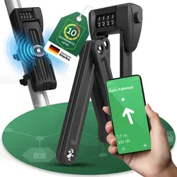 Fahrradschloss Faltschloss mit Geheimfach für AirTag