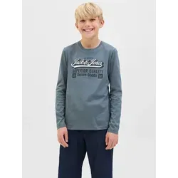 Jack & Jones Junior Langarmshirt JJELOGO TEE LS O-NEC 2 COL AW25 NOOS JNR