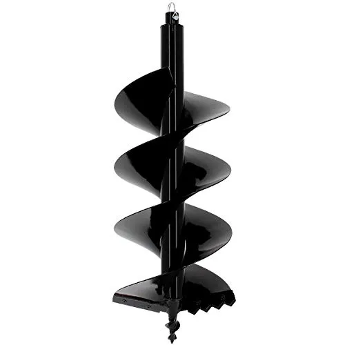 GT Garden Profi Erdlochbohrer Pfahlbohrer Pfostenbohrer Ersatzbohrer für Erdbohrgerät, Stahl, Durchmesser 300mm