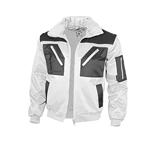 Qualitex Workwear 4-in-1 Arbeitsjacke grau 3XL - Funktionsjacken, modische und vielseitige Übergangsjacke aus Mischgewebe für optimalen Tragekomfort und Schutz in jeder Situation.