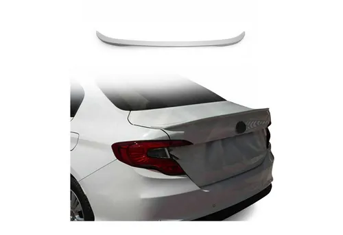 OMAC Heckstoßstange Heckspoiler für Fiat Tipo 2015-2025 Stufenheck Weiß - Stylischer Heckspoiler für Fiat Tipo, der das Design aufwertet und die Aerodynamik verbessert. Einfache Montage ohne komplizierte Modifikationen. Ideal für ein sportliches Fahrerlebnis!