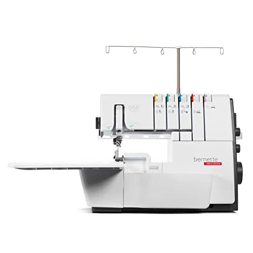 Bernette Overlock-/Coverstich-Kombination mit Lufteinfädlung, Metall, 59 x 40 x 29 cm