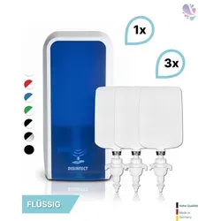 SET: Berührungsloser Desinfektionsspender SENSOR Blanc Cosmos mit 3x 1-L Hautdesinfektion - Der elegante Desinfektionsspender SENSOR von Blanc Cosmos vereint modernes Design und hohe Ergiebigkeit. Ideal für den professionellen Einsatz: 4x geringerer Verbrauch und bis zu 1.000 Anwendungen pro Kartusche.