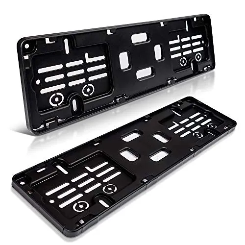 schildEVO 2 Kennzeichenhalter | 400 x 110 mm | Schwarz