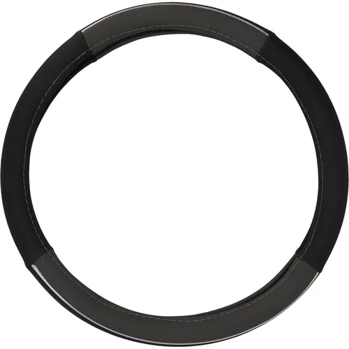 Cartrend Lenkradhülle sw-gr (23629588)