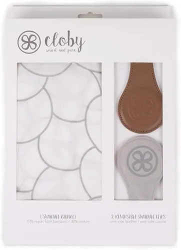 Cloby Wickeltuch 120x120 cm aus Bambus & Baumwolle