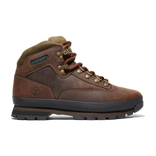 Timberland Mens Mid Lace UP Boot brown 11 - Wanderschuh für Herren, kombiniert Stabilität und Komfort mit nachhaltigem Leder und recyceltem PET-Futter. Ideal für Outdoor-Abenteuer und den Alltag.