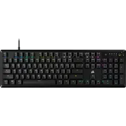Corsair K70 Gaming Tastatur - Volle Größe (100%) Schwarz - Hochwertige Gaming-Tastatur mit mechanischen CORSAIR MLX Red Switches, 1000 Hz Abfragerate und RGB-Hintergrundbeleuchtung für präzises und schnelles Gameplay.