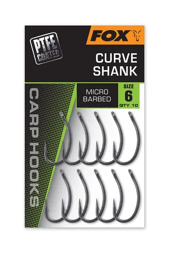 Produktbild Fox PTFE Coated Hooks Curve Shank Size 8