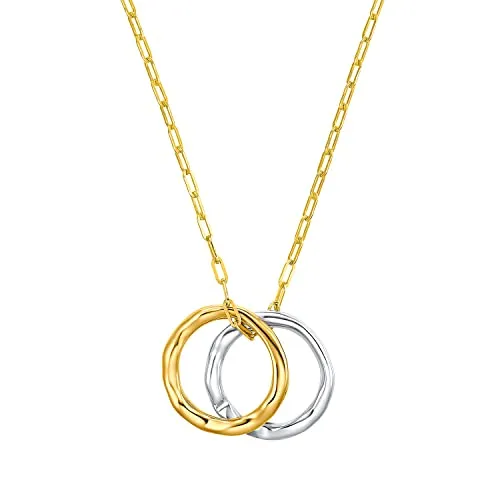 Produktbild Joop! Kette mit Anhänger 925 Sterling Silber Damen Halsschmuck, 60 cm, Gold