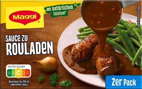 MAGGI Saucen, Maggi Sauce zu Rouladen fein abgeschmeckt für Fleischgerichte 40g