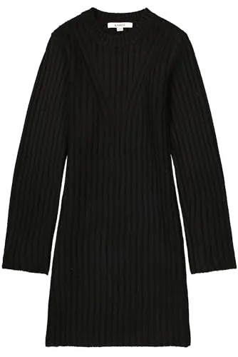 Garcia Mädchen Winter Strickkleid, Größe:140/146, Farbe:Off Black