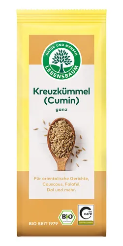 Kreuzkümmel (Kumin), ganz bio 40g von Lebensbaum