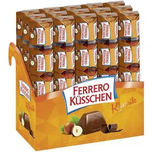 FERRERO KÜSSCHEN Klassik Pralinen 15x 5 St. - Sonstige, zartschmelzende Pralinen mit einem unverwechselbaren Geschmack, perfekt für besondere Anlässe oder zum Genießen zwischendurch.