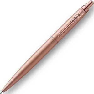 Parker Kugelschreiber Jotter XL MONOCHROM - Gehäuse rosegold, Edelstahl, 7% größer für ein besseres Schreiberlebnis und dokumentenecht