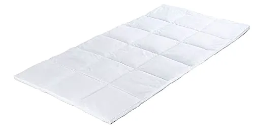 SCHLAFWOHL SILVER® Anti-rutsch Matratzenschutzauflage (90 x 200cm) • Waschbarer & Atmungsaktiver Matratzentopper • Boxspring-Betten geeignet • Weiche Matratzenauflage • Matratzenschoner