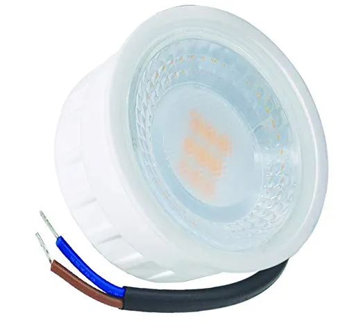 EXTRA FLACH LED Strahler Lampe Leuchtmittel 5W - DIMMBAR - 4000K DAYLIGHT - 400lm - 25mm flach - 38° Abstrahlwinkel entspricht ca. 40W Halogen