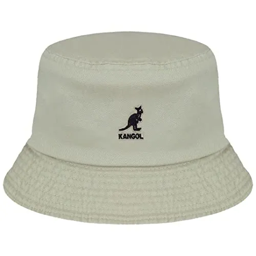 Kangol Unisex Washed Bucket Fischerhut, Beige, XL von Kangol