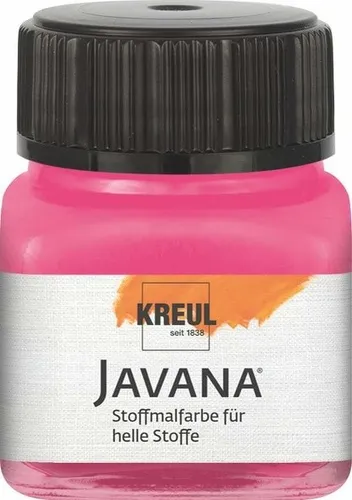 KREUL JAVANA STOFFMALFARBE FÜR HELLE STOFFE PINK 20ML 100ML/12,45 EUR NEU