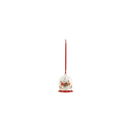 Villeroy & Boch - Annual Christmas Edition, Glocke 2021, 6x6x7cm, Premium Porzellan, Mehrfarbig