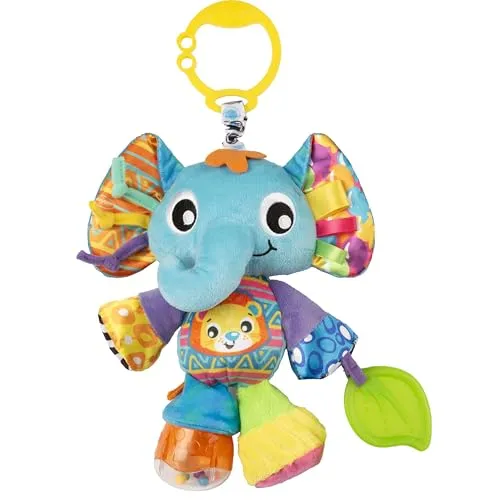 Playgro Activity Friend Elly Elephant, Spielzeug für Babys, 0+ Monate, multisensorisches Spielzeug für Säuglinge, Lernen und Stimulation