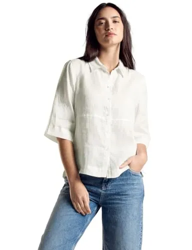 Street One Damen Leichte Leinenbluse von Street One