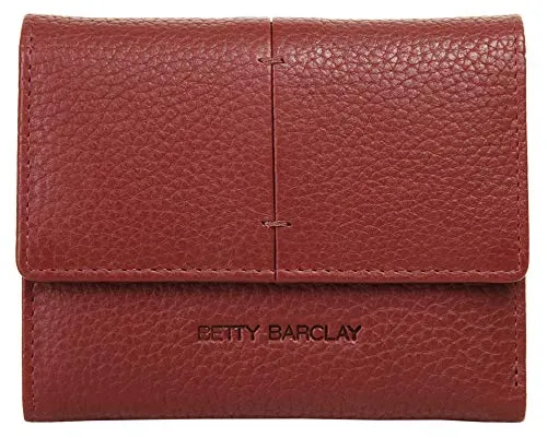 Betty Barclay Geldbörse im Querformat aus Echtleder - Geldbörse für Damen aus 100 % Rindleder mit RFID-Schutz, 15 Fächern für Karten und Bargeld, klassisches Design – ideal für stilbewusste Frauen.