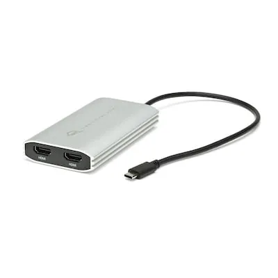 OWC USB-C auf Dual HDMI 4K Display Adapter - Weiteres Notebook-Zubehör mit 4K Unterstützung für beeindruckende Bildqualität und gleichzeitige Nutzung von zwei HDMI-Displays.
