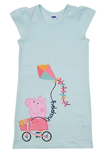 United Labels Peppa Wutz Kleid für Mädchen in türkis von United Labels