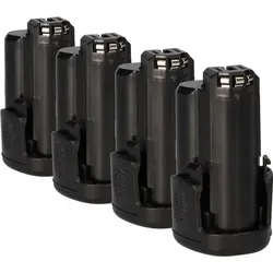 vhbw 4x Akku kompatibel mit Bosch PMF 10.8 LI – 10.8V Li-Ion 2000mAh