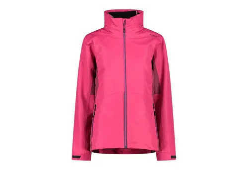 CMP Woman Jacket Zip Hood Detachble INN.JACKET fucsia (B870) 42 - Funktionsjacke mit 3-in-1-Funktion: Wasserdicht, atmungsaktiv und isolierend. Ideal für wechselhaftes Wetter mit abnehmbarer Kapuze und praktischem Stauraum.