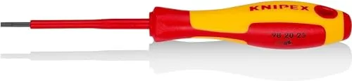 Knipex VDE VDE Schlitz-Schraubendreher Klingenbreite: 2.5 mm Klingenlänge: 75...